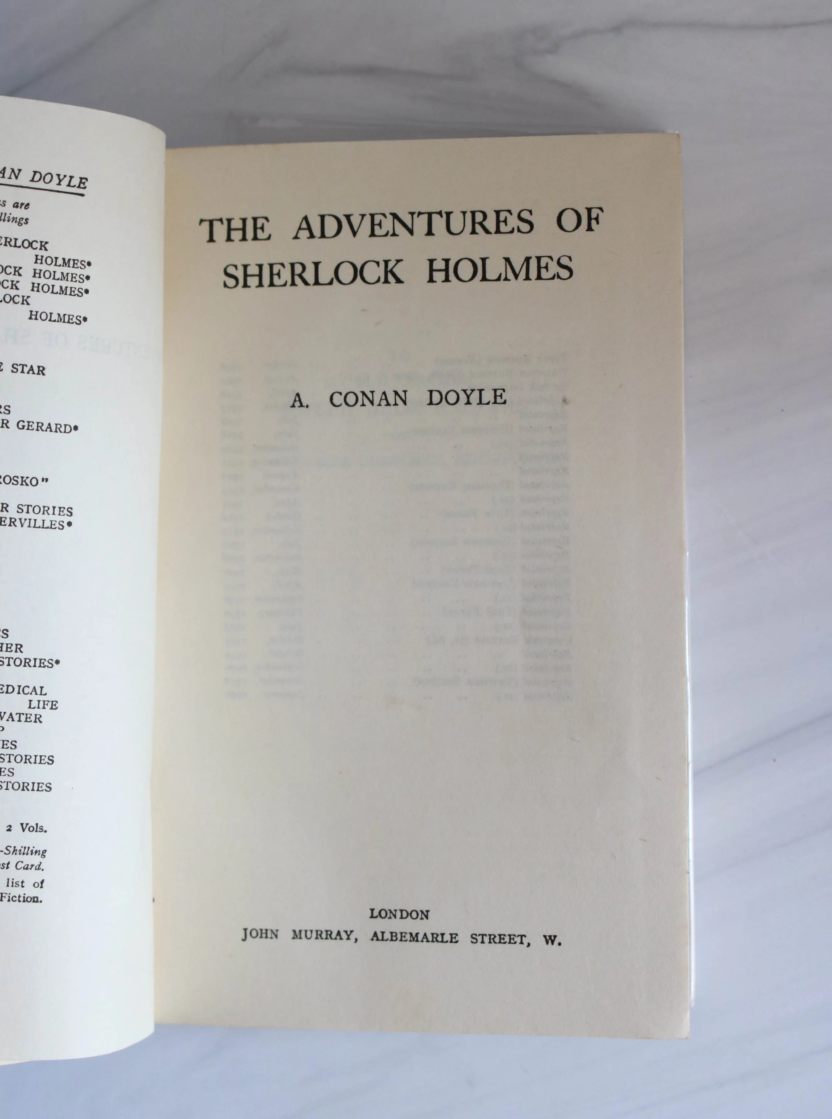 -The Adventure of Sherlock Holmes*