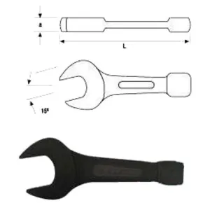 1-3/8 inch Flat Open End Striking Wrench