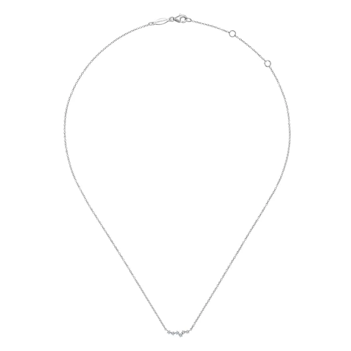 14K White Gold Diamond Constellation Necklace - NK6118W45JJ
