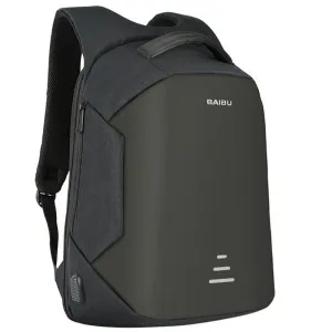 16 Inch Anti Theft Laptop Notebook Backpack Bag Travel Bag With USB Charging Port