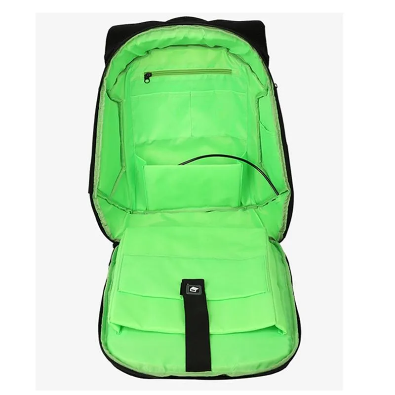 16 Inch Anti Theft Laptop Notebook Backpack Bag Travel Bag With USB Charging Port