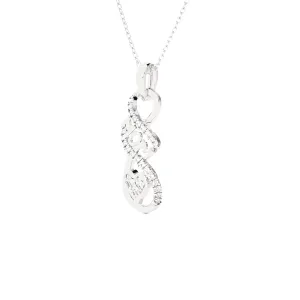 1/8  ctw Round Lab Grown Diamond Fashion Pendant