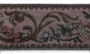 2 1/2" Floral Scroll Woven Tapestry Jacquard Trim