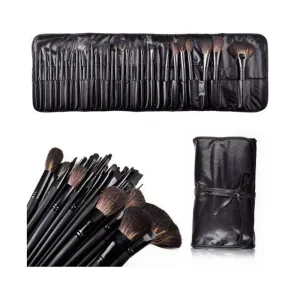 32 Pieces Professional Makeup Brushes, Cosmetic Facial Make up Brush Kit - Black