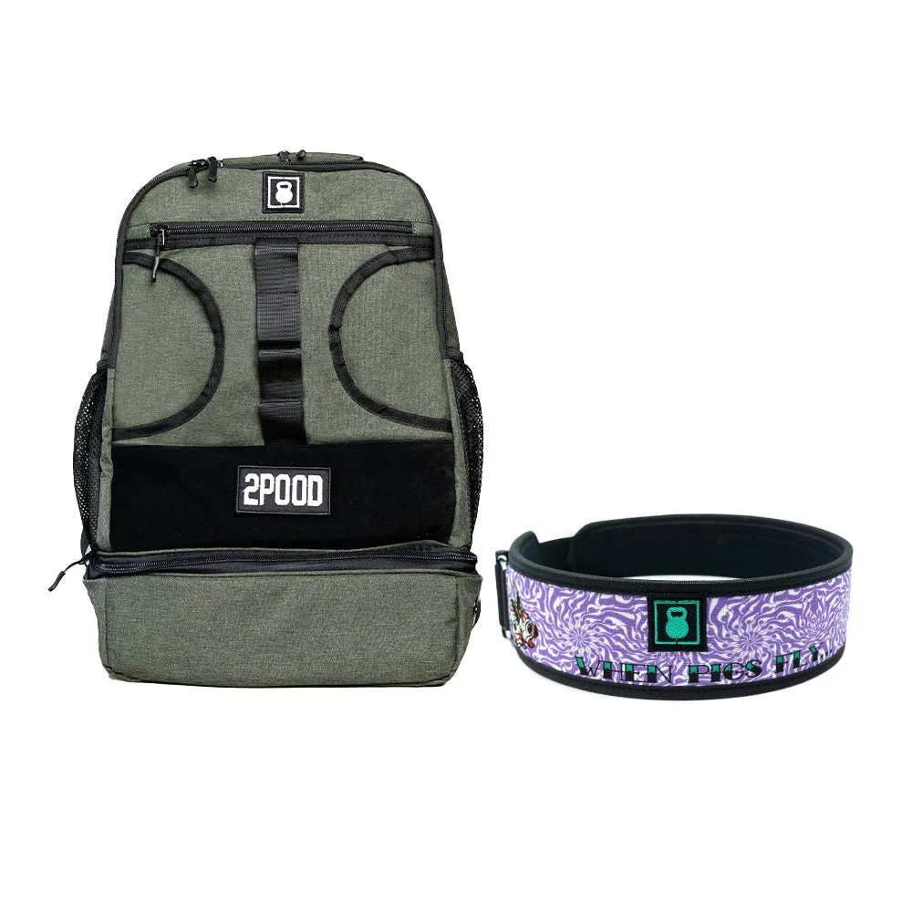 3" When Pigs Fly Belt & Backpack 3.0 Bundle