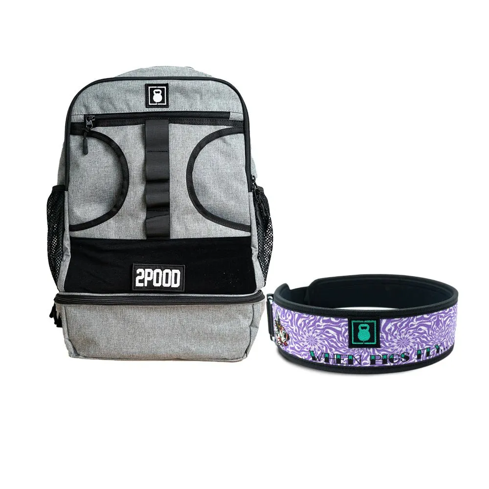 3" When Pigs Fly Belt & Backpack 3.0 Bundle