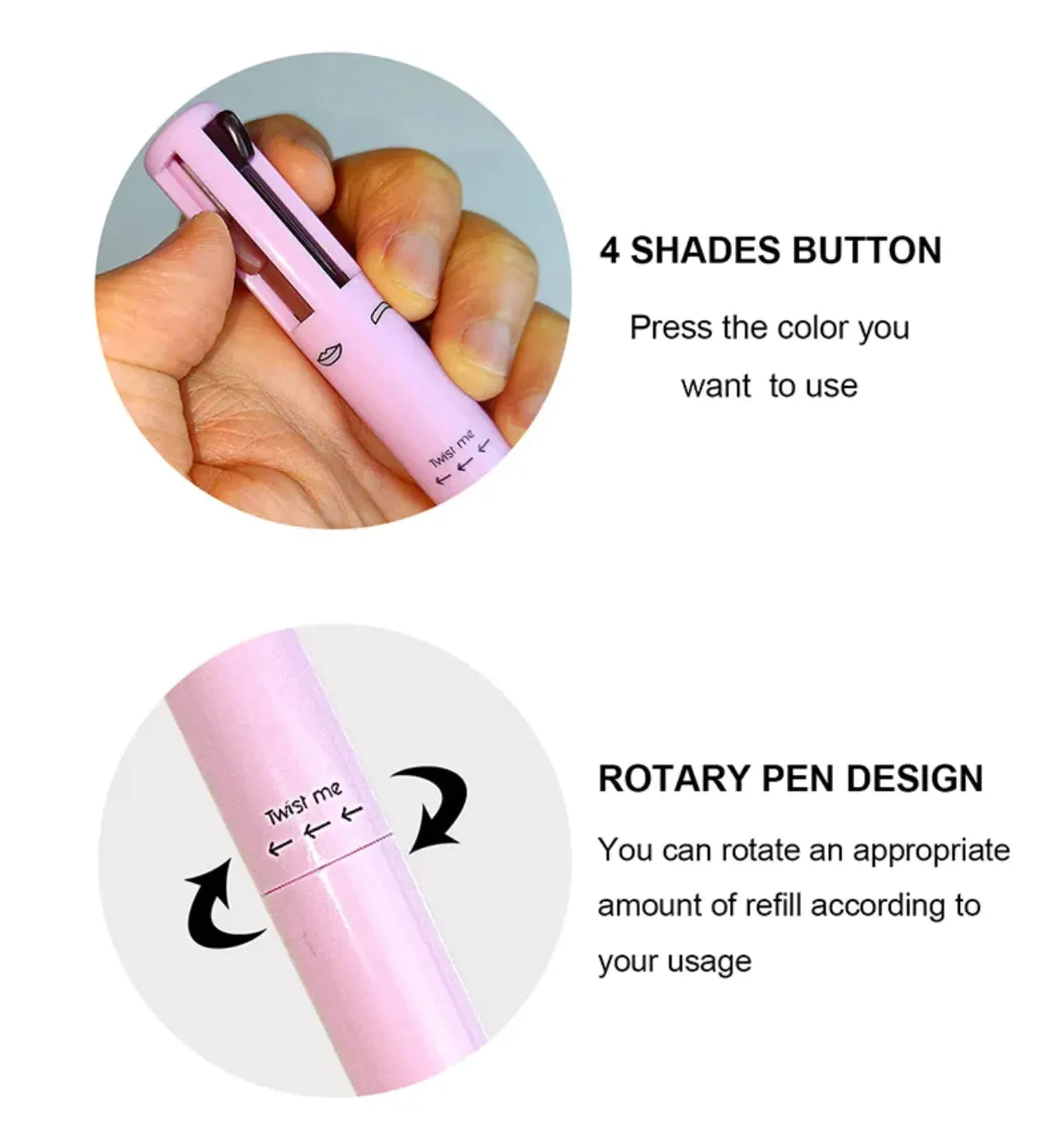 4 in 1 Touchup Makeup Pen (Lipstick   Blush   Highlighter   Liner)