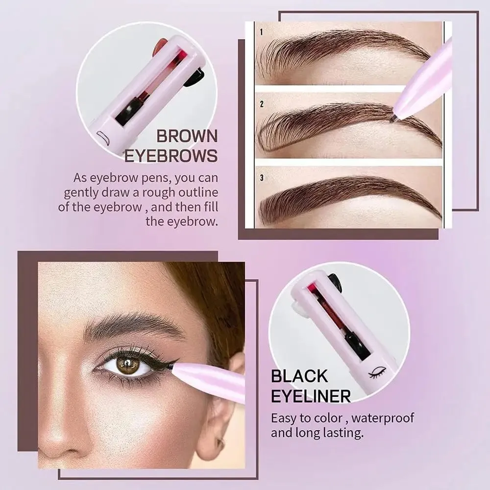 4 in 1 Touchup Makeup Pen (Lipstick   Blush   Highlighter   Liner)