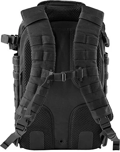 5.11 Tactical All Hazard's Prime Backpack 29L, 1050D Nylon, with Padded Laptop Sleeve, Style 56997, Black