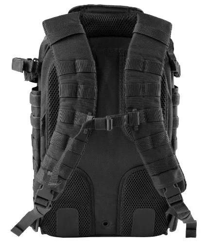 5.11 Tactical All Hazard's Prime Backpack 29L, 1050D Nylon, with Padded Laptop Sleeve, Style 56997, Black