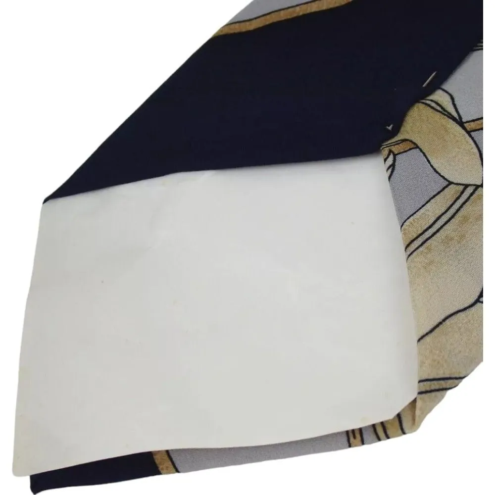 637137AG (S1) Leonard Tie Navy Blue Silk