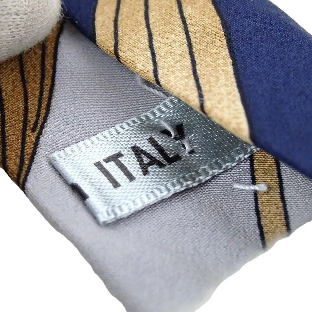 637137AG (S1) Leonard Tie Navy Blue Silk
