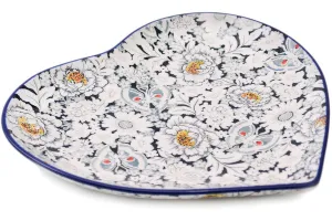 9" Heart Shaped Platter - Royal Elegant