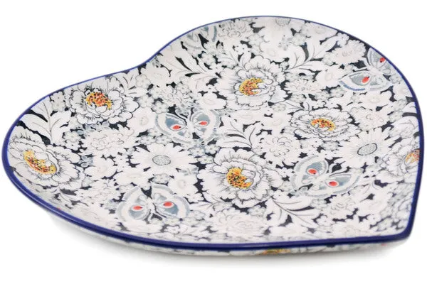 9" Heart Shaped Platter - Royal Elegant