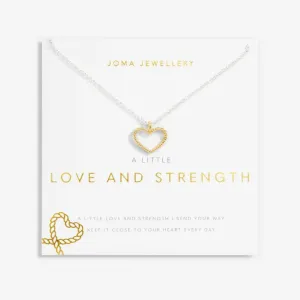 A Little 'Love and Strength' Necklace