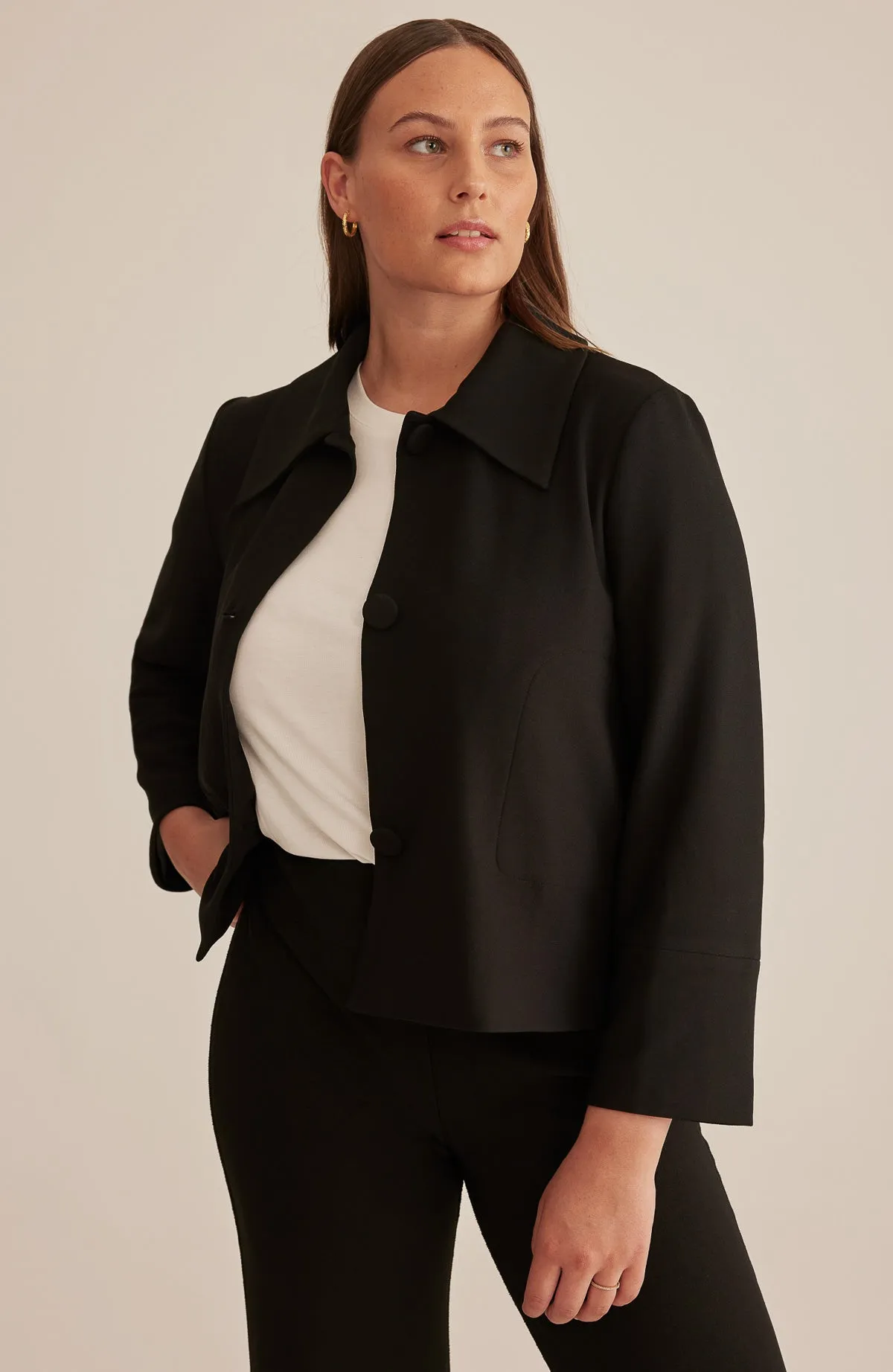Alba Crêpe Jacket