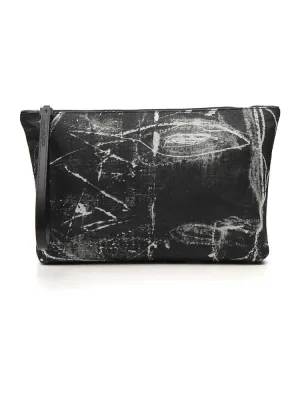 Alexander McQueen Faded Shopper Clutch Bag