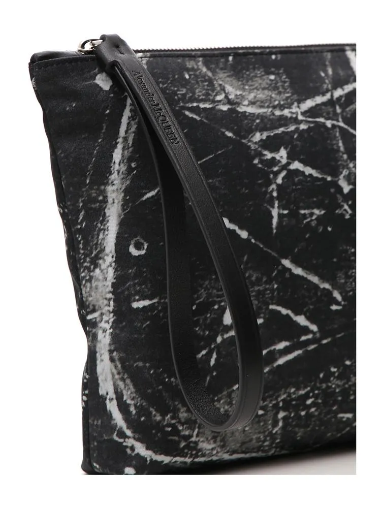 Alexander McQueen Faded Shopper Clutch Bag