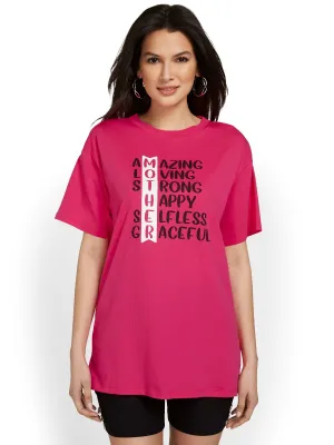 Amazing Mother Oversized Graphic Tee
