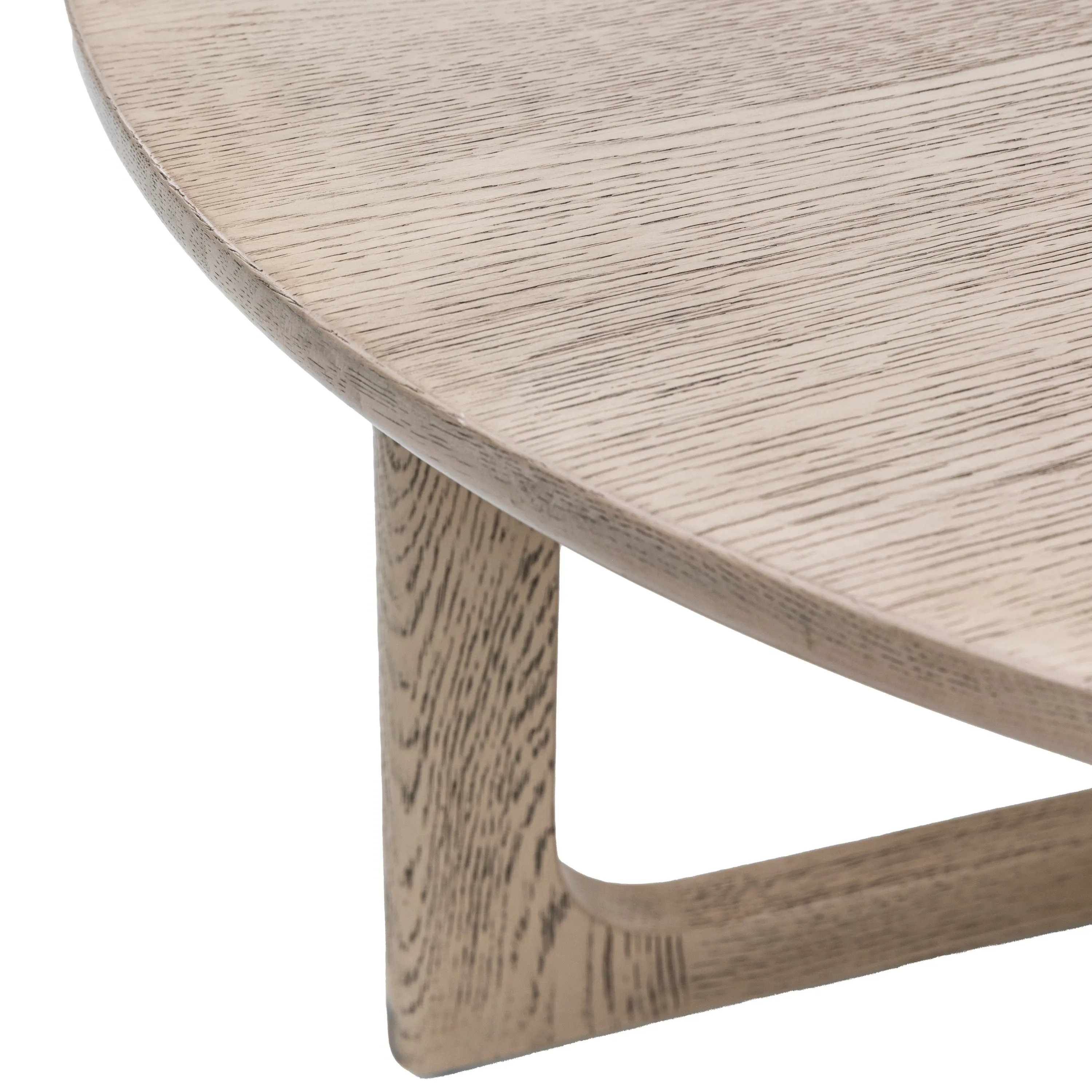 Amos Craft Round Coffee Table Smoked