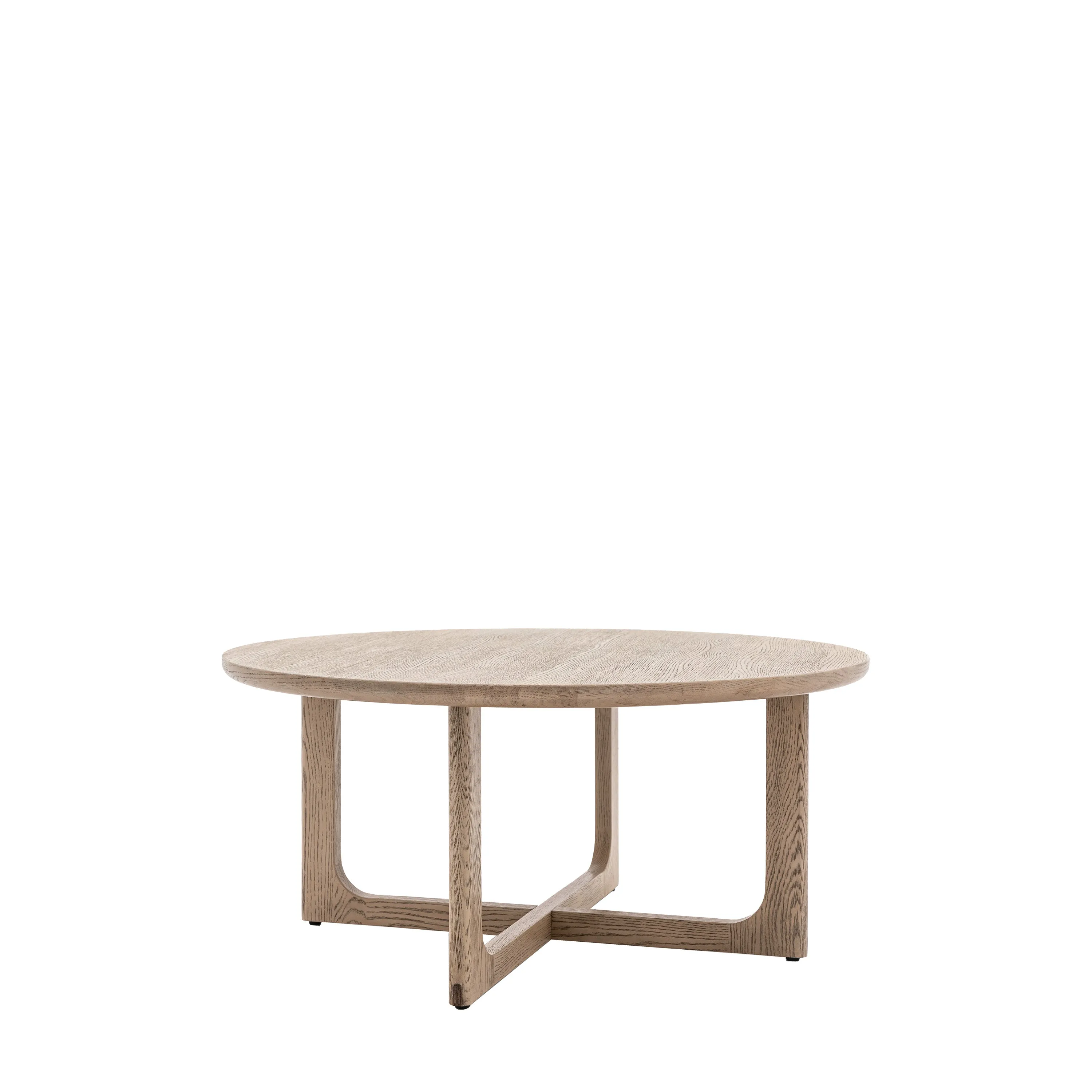 Amos Craft Round Coffee Table Smoked
