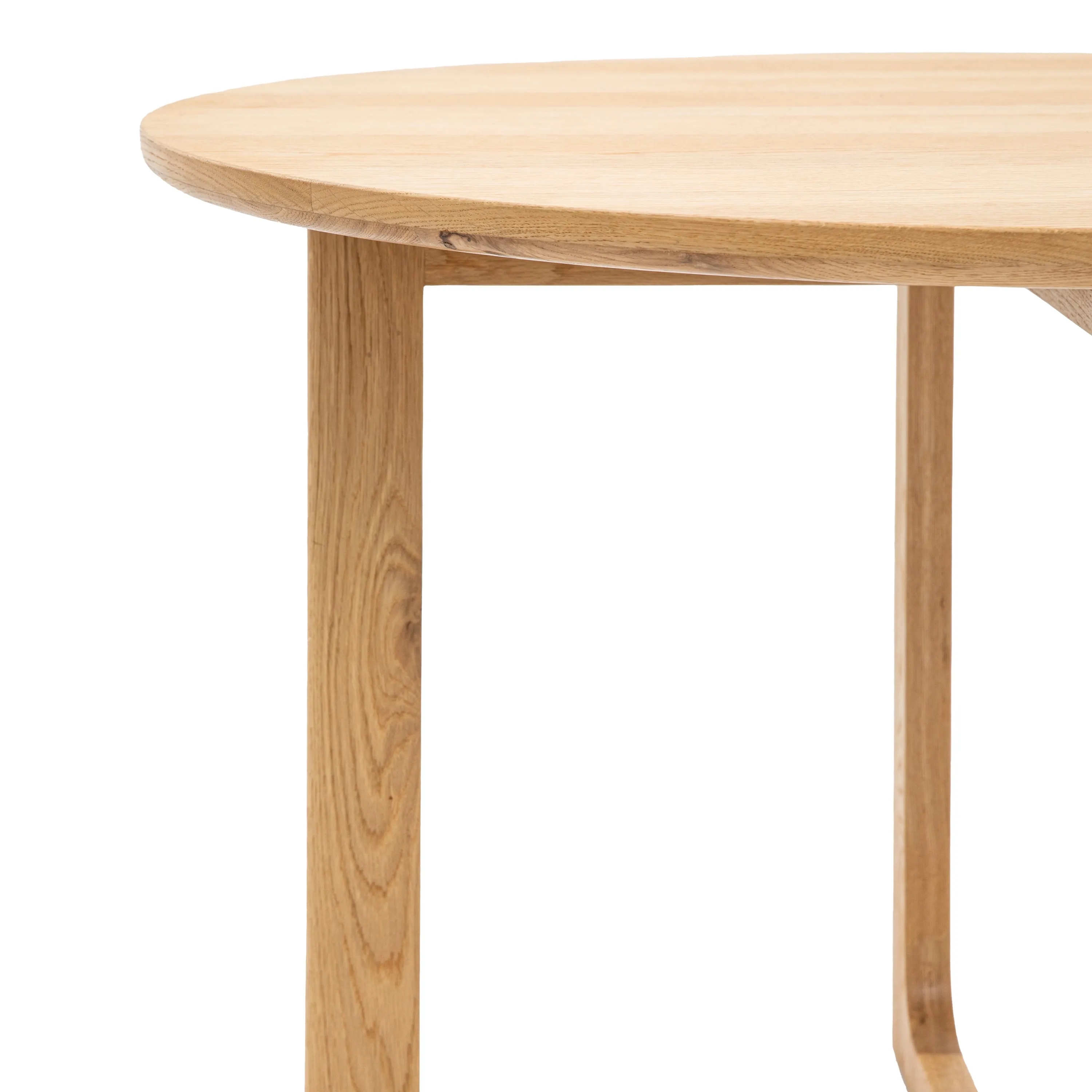 Amos Craft Round Dining Table Natural