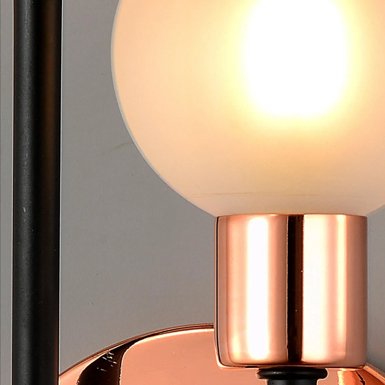 ANKUR PAUL U-SHAPED TWO GLOBE WALL SCONCE