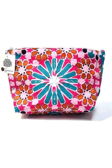 ANNA CHANDLER CANVAS MAKEUP BAG