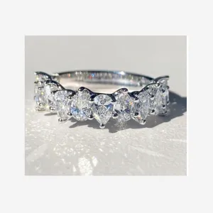 ASSORTED PEAR ETERNITY RING