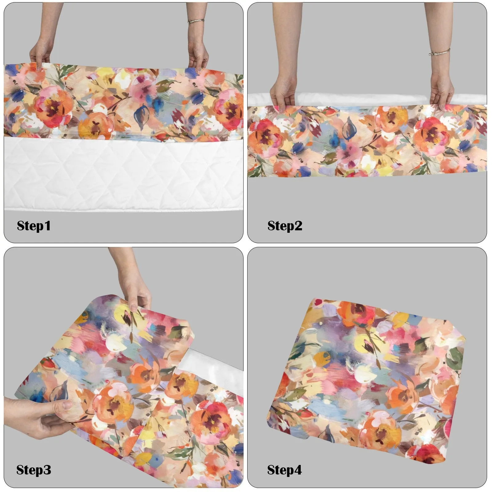 Autumn Floral Kids' Long Sleeping Bag | Lightweight and Durable Sleeping Bag for Kids | Perfect Autumn Gifts