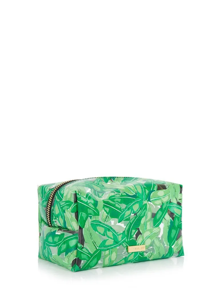Banana Palm Makeup Bag