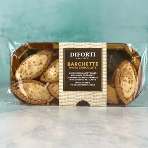 Barchette with White Chocolate Cream