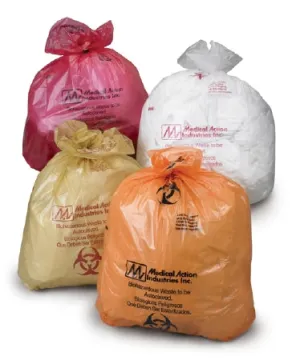Biohazard Waste Bag Medegen Medical Products 13 to 16 gal. Red Bag Polypropylene 25 X 35 Inch - Medegen Medical Products LLC  Mfr# 846