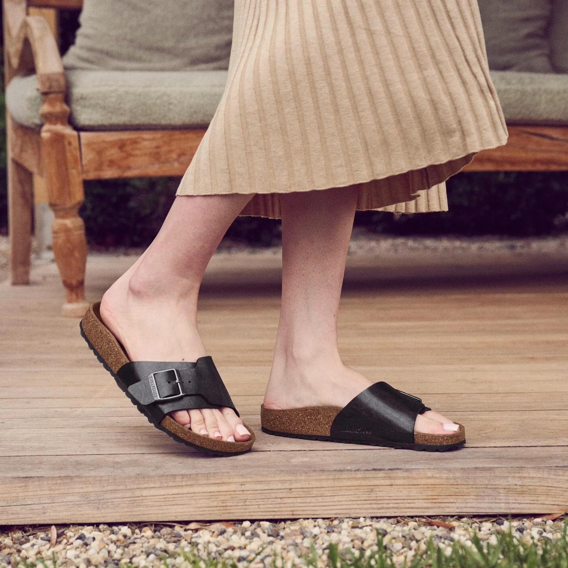Birkenstock Catalina graceful licorice Birko-Flor