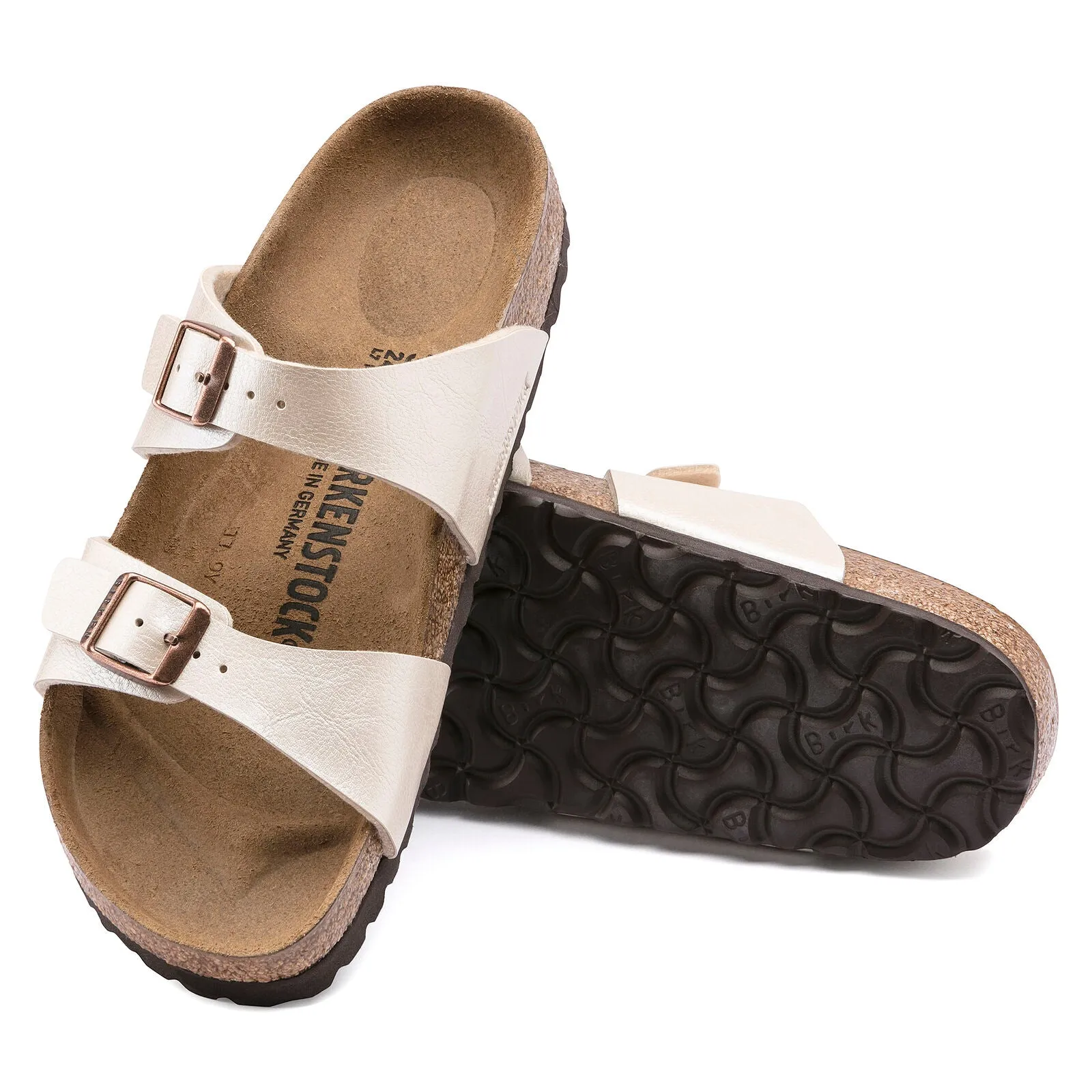 Birkenstock Sydney graceful pearl white Birko-Flor