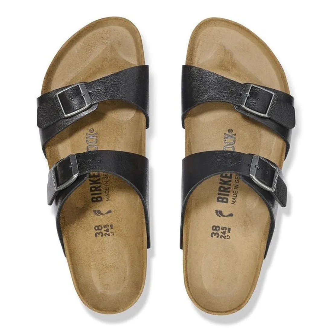 Birkenstock Sydney Metallic Graceful Licorice Regular