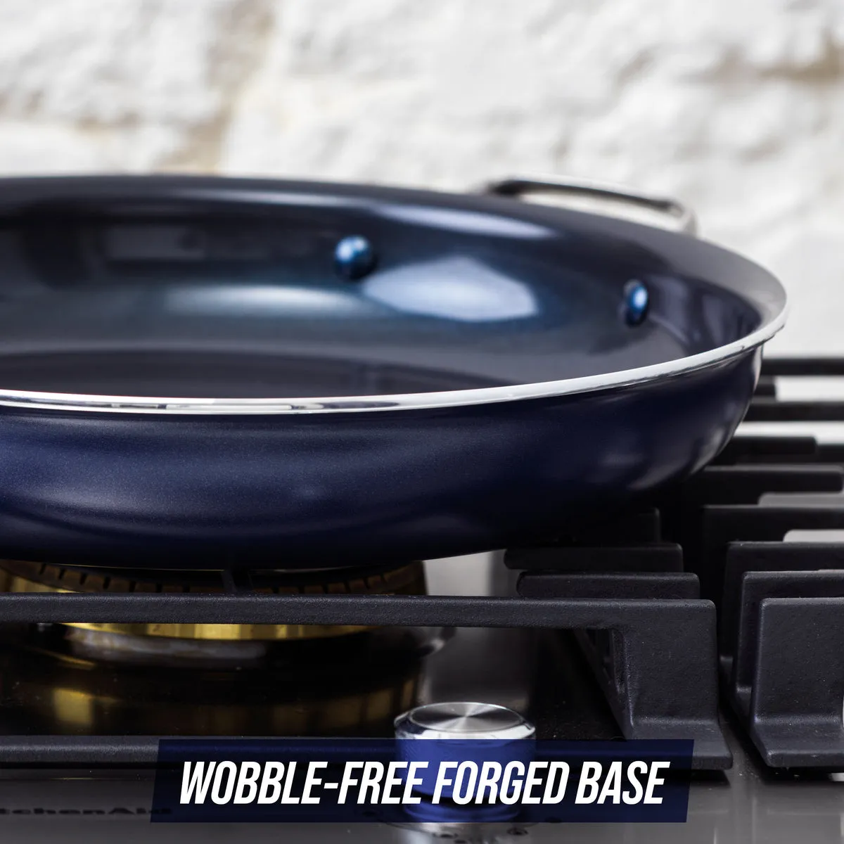 Blue Diamond Classic 14" Frypan with Helper Handle