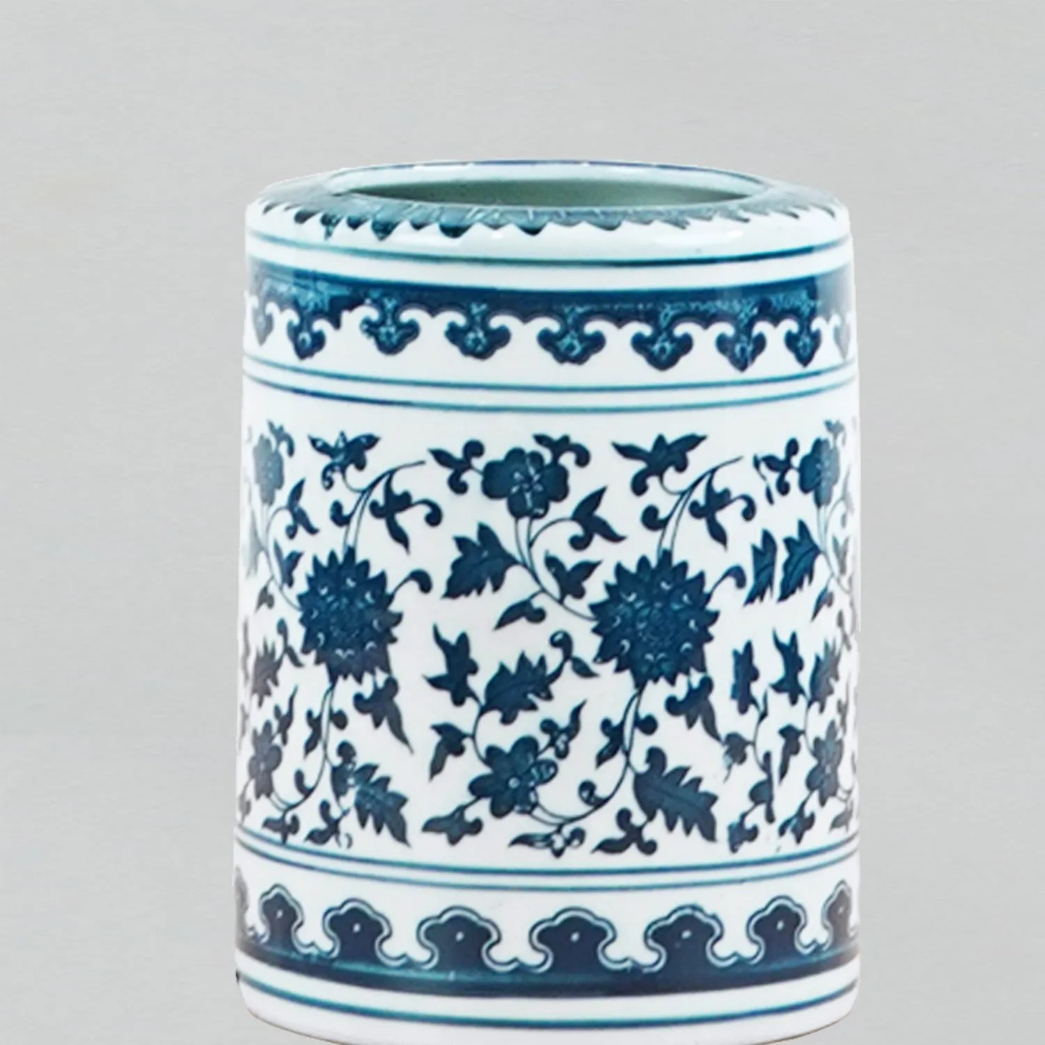 Blue Paisley Vase