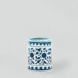 Blue Paisley Vase