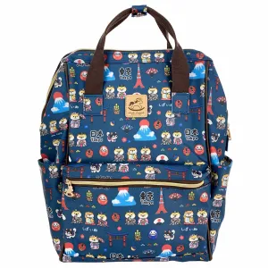 Blue Shiba Japan Large Opening Backpack