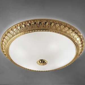 Brass Frame Ceiling Light