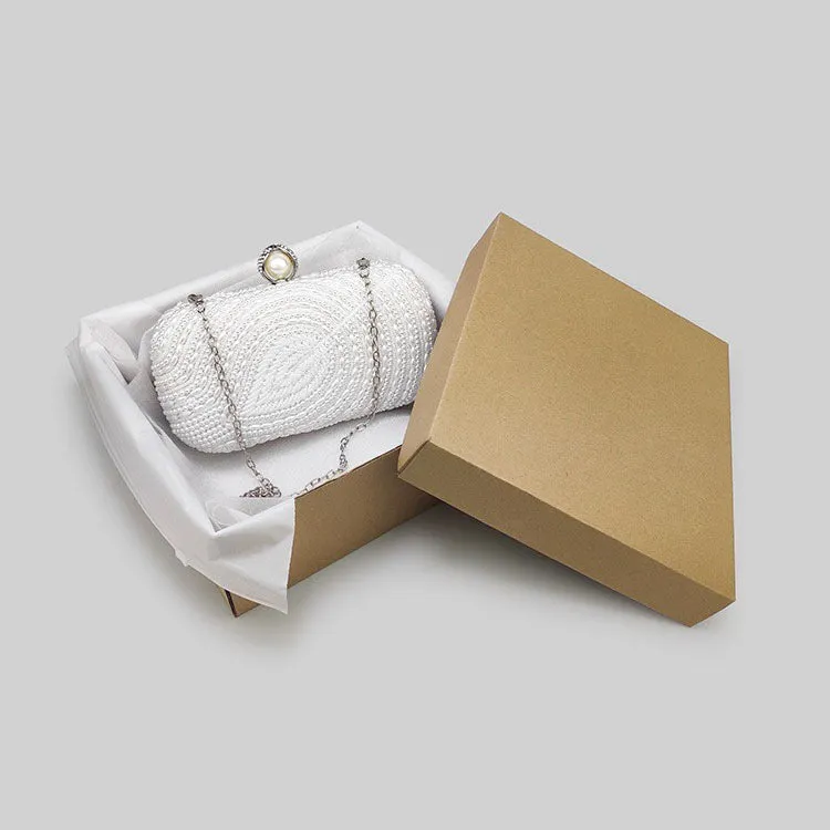 Bridal Wedding Trendy Pearl Senior Clutch Bag