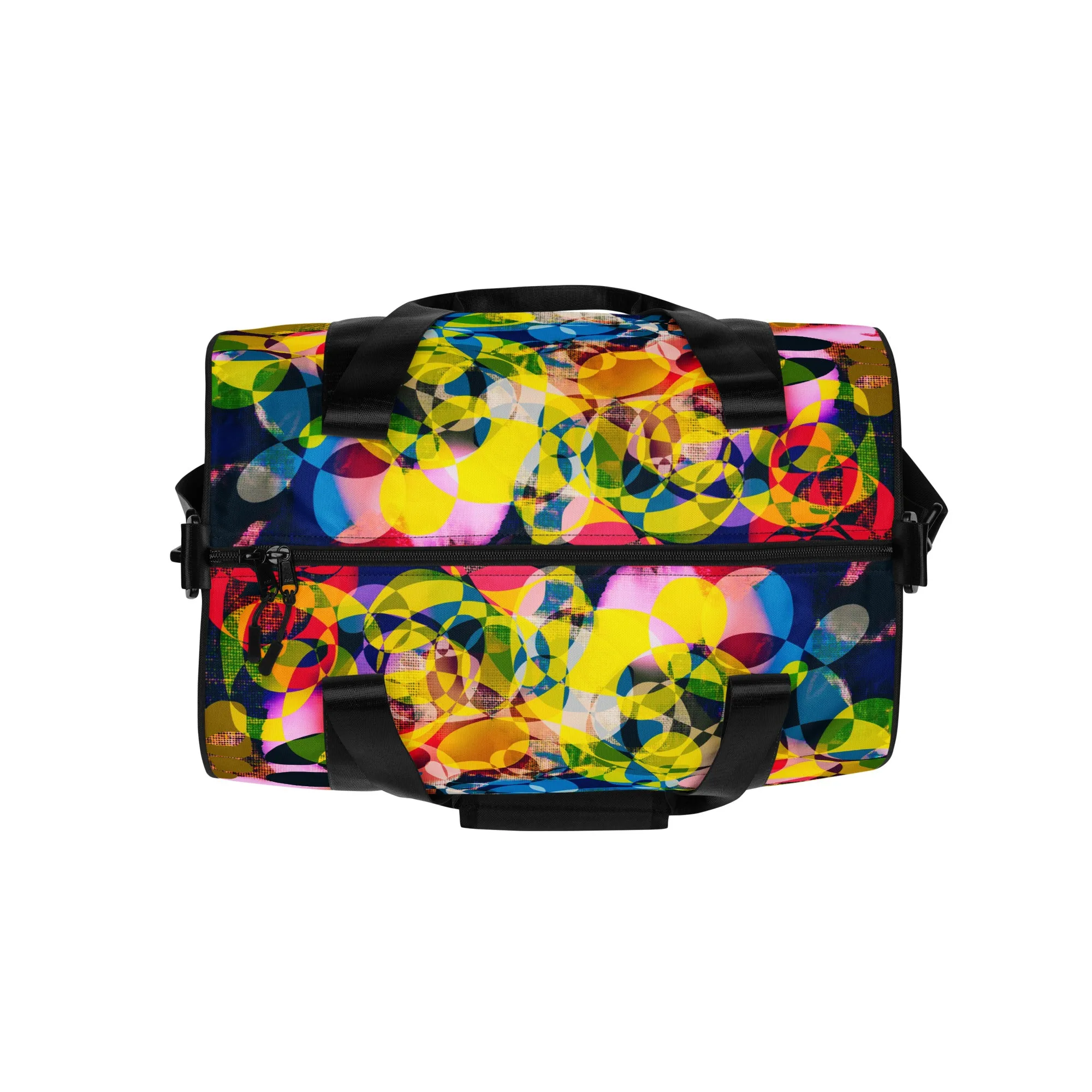 ‘Buzzed” All-over print gym bag