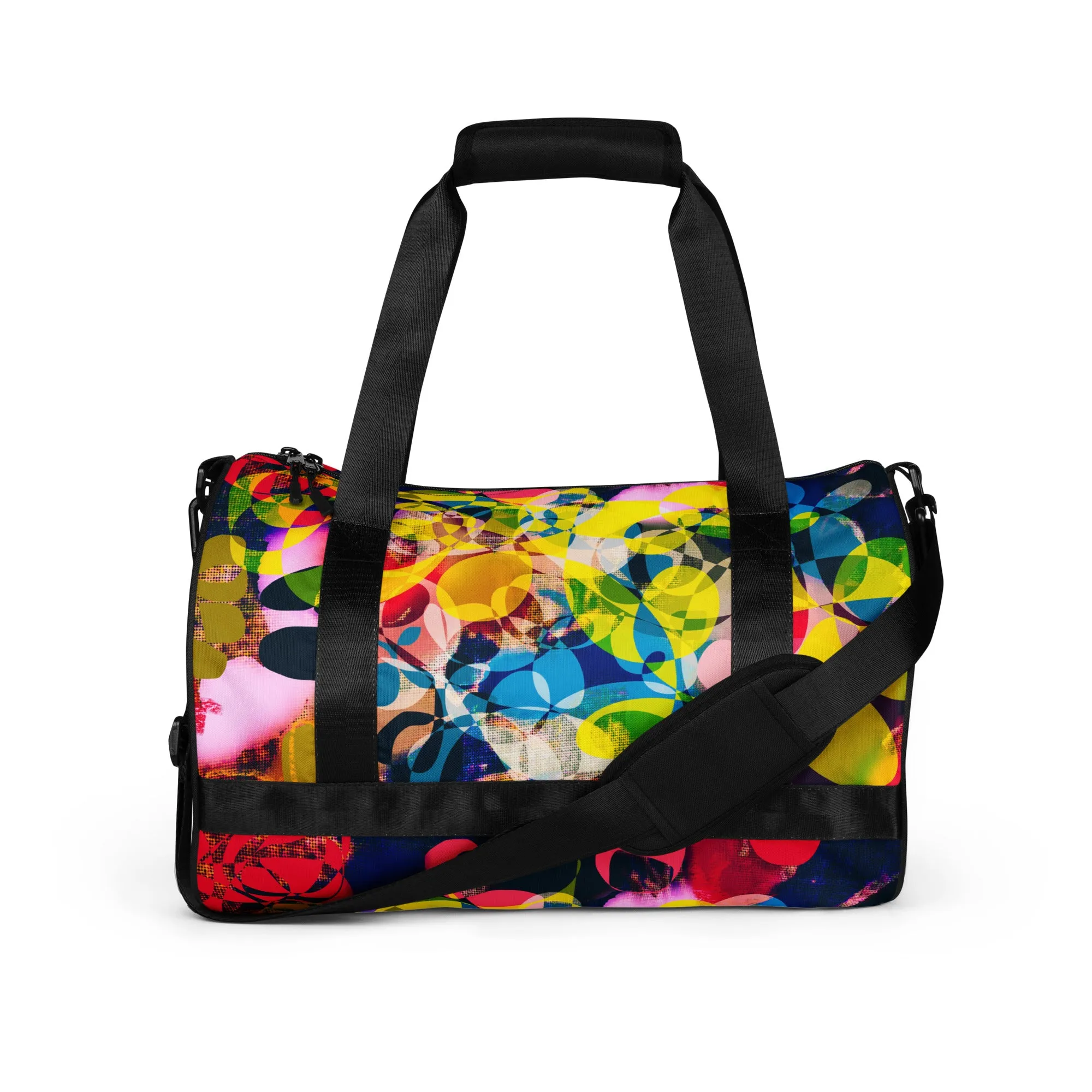 ‘Buzzed” All-over print gym bag