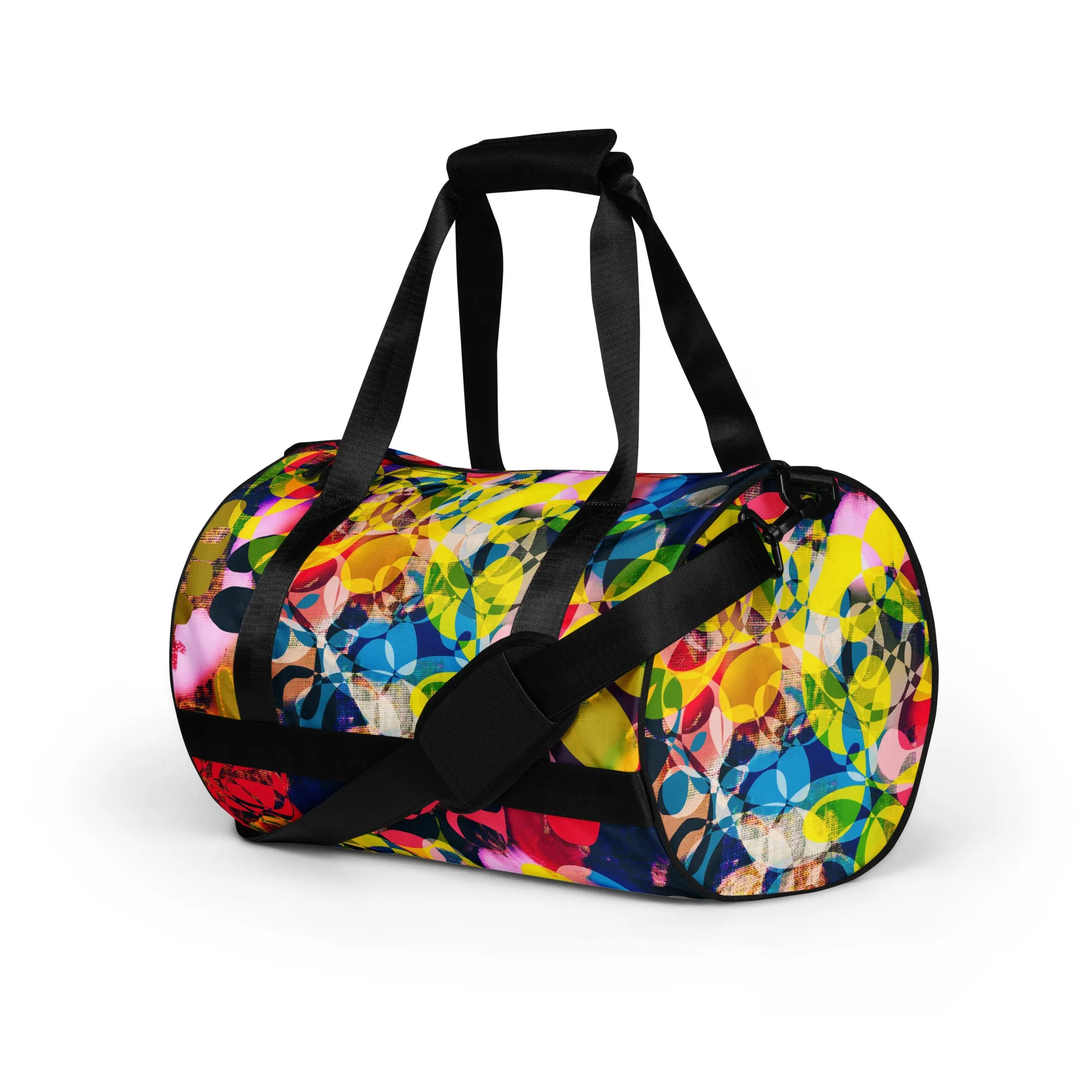 ‘Buzzed” All-over print gym bag