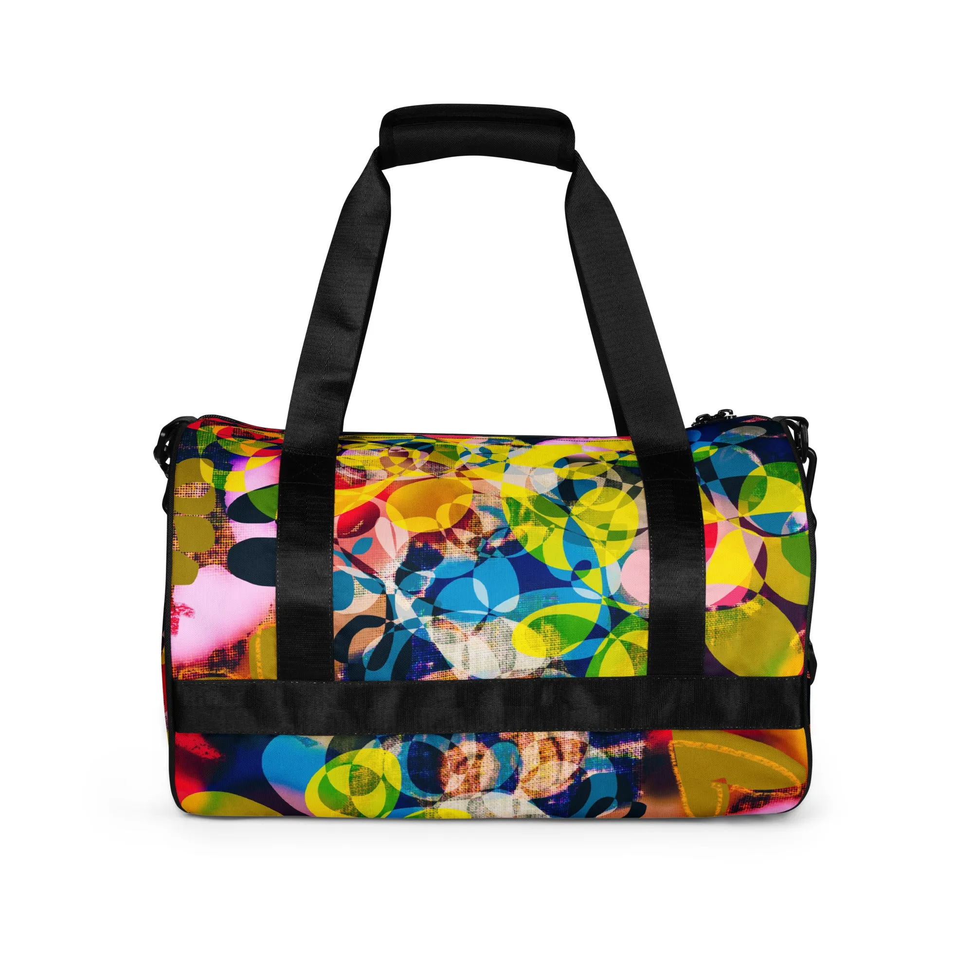 ‘Buzzed” All-over print gym bag