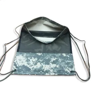 Camo Mesh Drawstring Bag