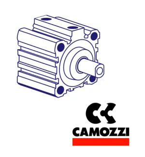 Camozzi 32F2A050A040 1/8", Ø50mm, Double Acting Compact Cylinder