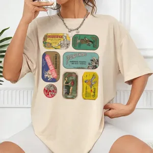 Canned Sardines Stylish Graphic Tee
