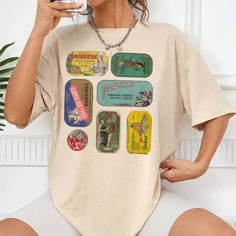 Canned Sardines Stylish Graphic Tee